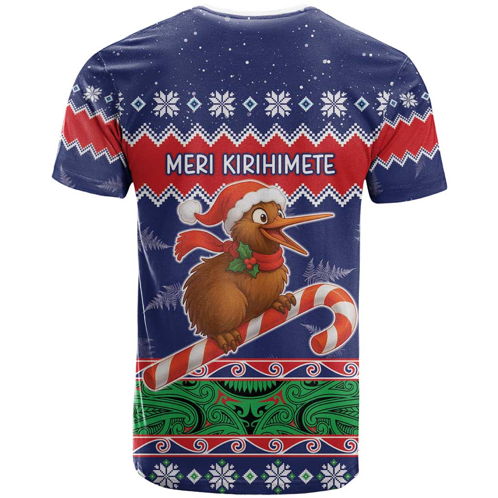 New Zealand Christmas T Shirt Kiwi-sh You A Merry Christmas LT05 - Polynesian Pride