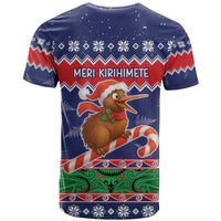 New Zealand Christmas T Shirt Kiwi-sh You A Merry Christmas LT05 - Polynesian Pride