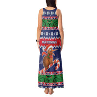New Zealand Christmas Tank Maxi Dress Kiwi-sh You A Merry Christmas LT05 - Polynesian Pride