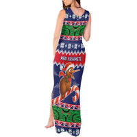 New Zealand Christmas Tank Maxi Dress Kiwi-sh You A Merry Christmas LT05 - Polynesian Pride
