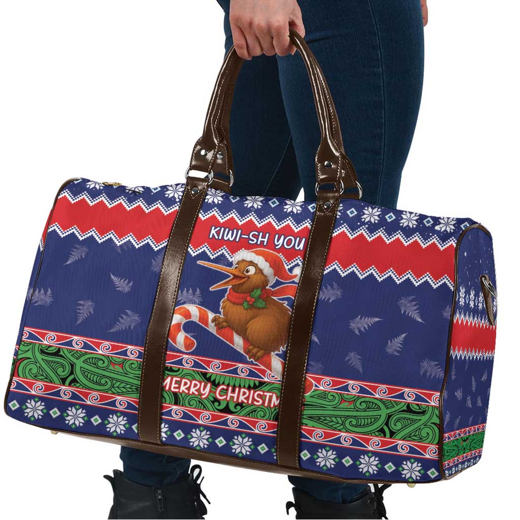 New Zealand Christmas Travel Bag Kiwi-sh You A Merry Christmas LT05 - Polynesian Pride