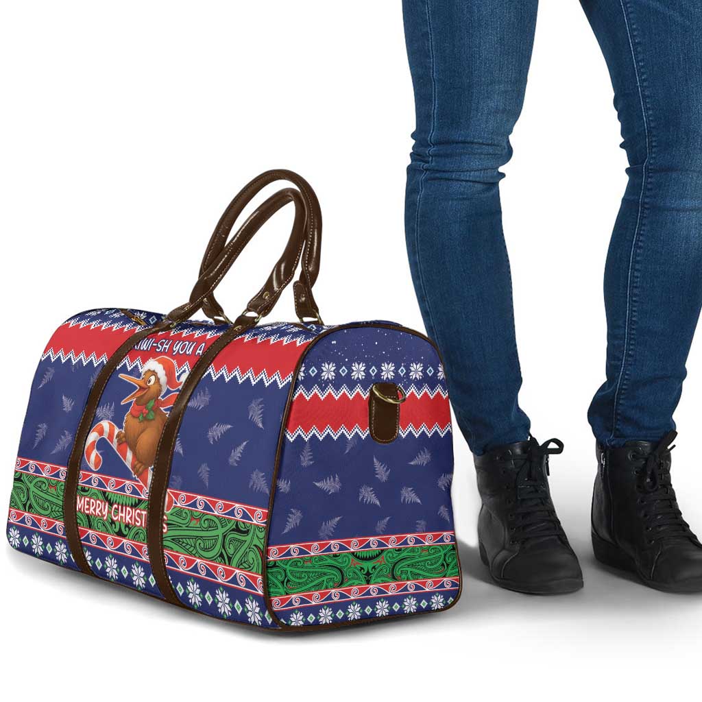 New Zealand Christmas Travel Bag Kiwi-sh You A Merry Christmas LT05 - Polynesian Pride