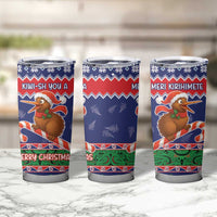New Zealand Christmas Tumbler Cup Kiwi-sh You A Merry Christmas LT05 - Polynesian Pride
