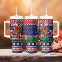 New Zealand Christmas Tumbler With Handle Kiwi-sh You A Merry Christmas LT05 - Polynesian Pride