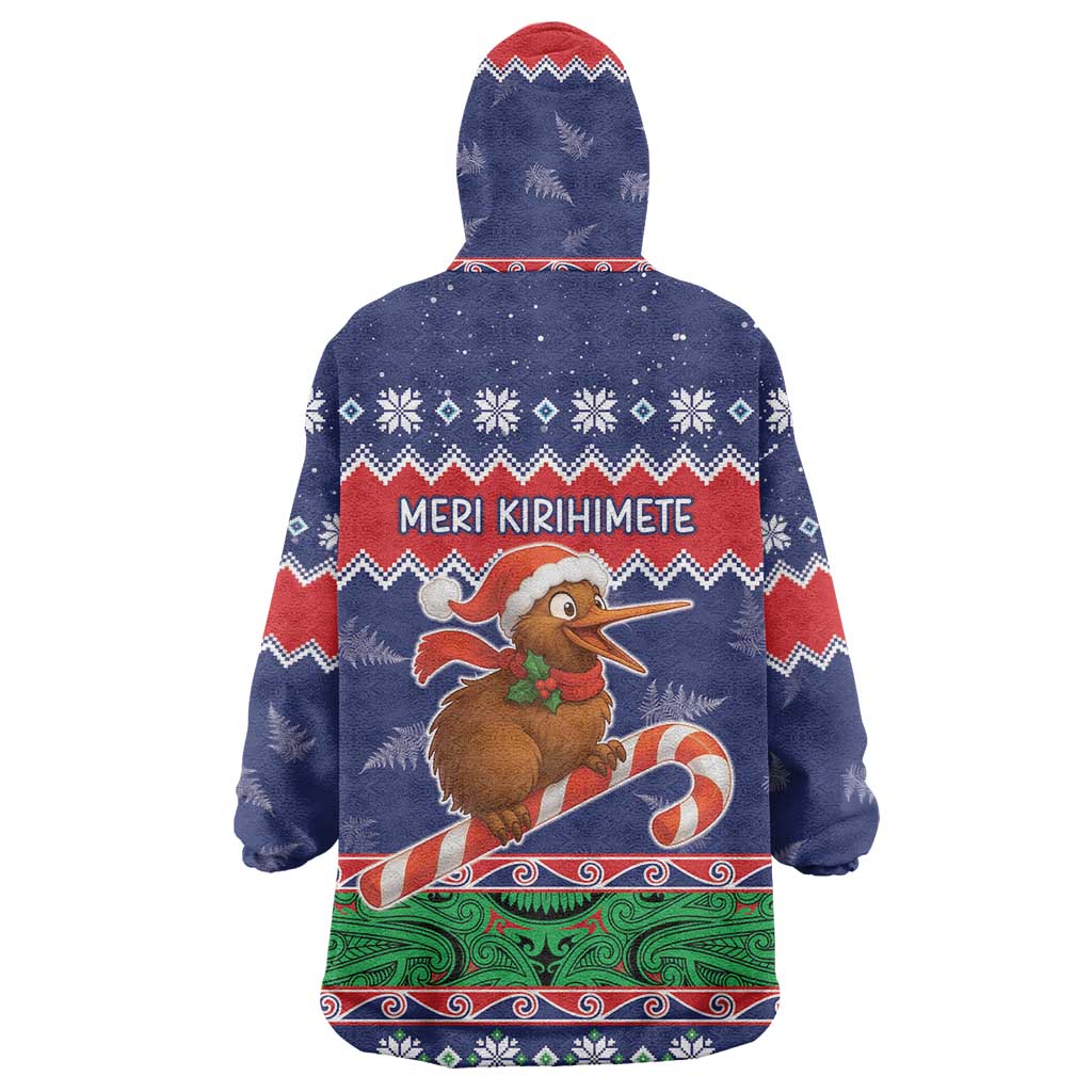 New Zealand Christmas Wearable Blanket Hoodie Kiwi-sh You A Merry Christmas LT05 - Polynesian Pride