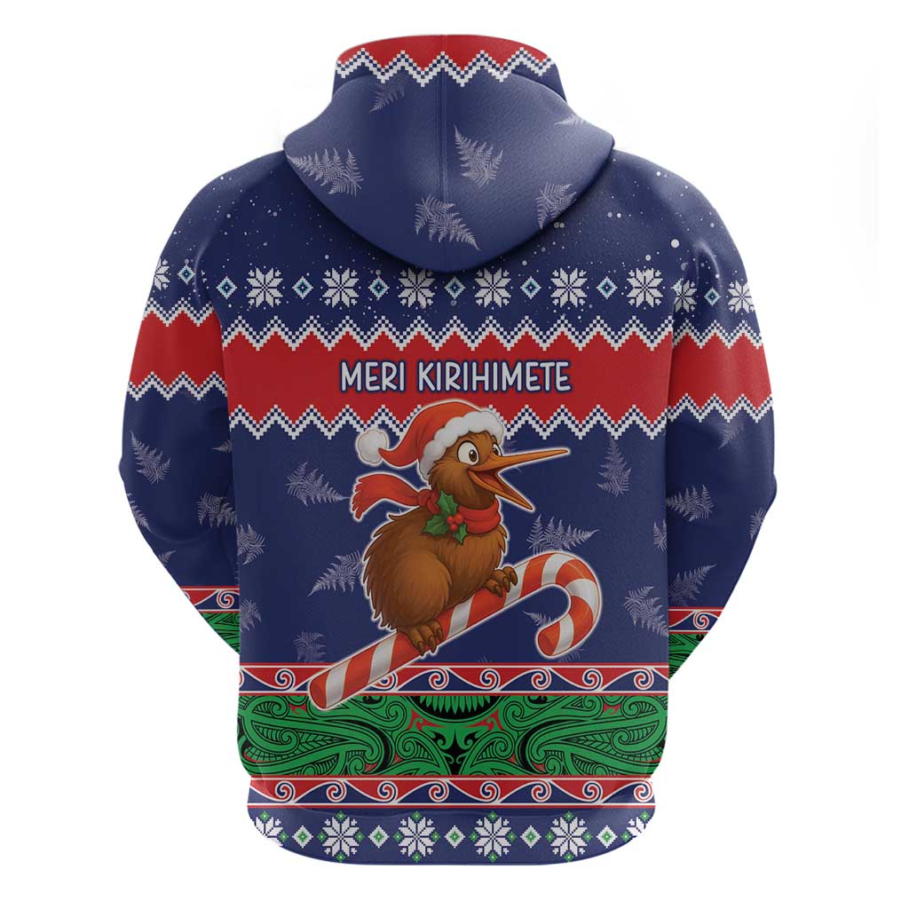 New Zealand Christmas Zip Hoodie Kiwi-sh You A Merry Christmas LT05 - Polynesian Pride