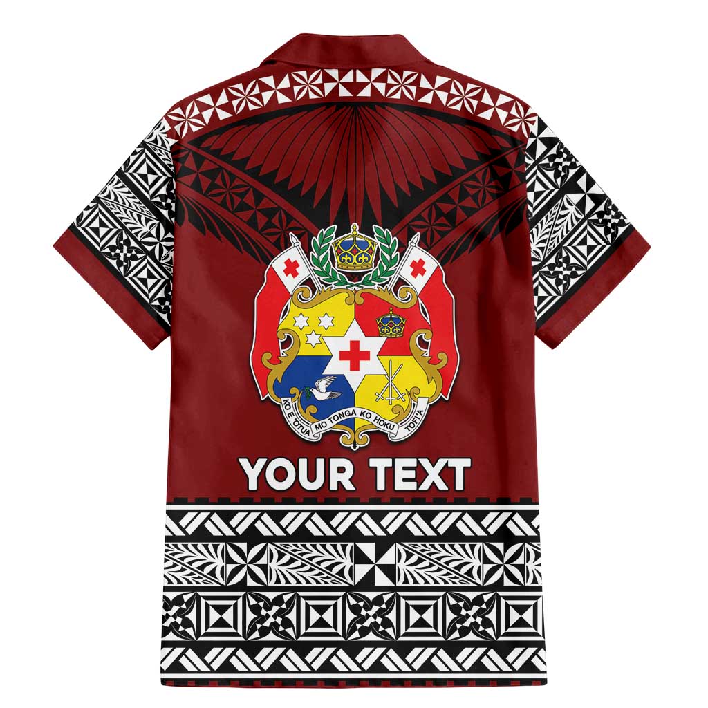 Personalised Tonga Constitution Day Family Matching Mermaid Dress and Hawaiian Shirt Tongan Kupesi Ngatu Pattern LT05 - Polynesian Pride