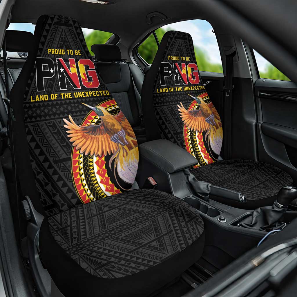 Papua New Guinea Tok Pisin Wik Car Seat Cover Land Of The Unexpected LT05 One Size Black - Polynesian Pride
