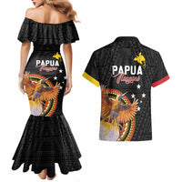 Papua New Guinea Tok Pisin Wik Couples Matching Mermaid Dress and Hawaiian Shirt Land Of The Unexpected LT05 - Polynesian Pride