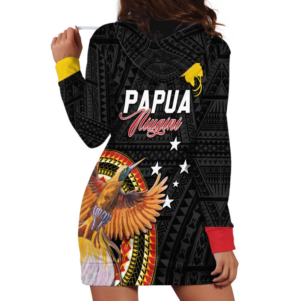 Papua New Guinea Tok Pisin Wik Hoodie Dress Land Of The Unexpected LT05 - Polynesian Pride