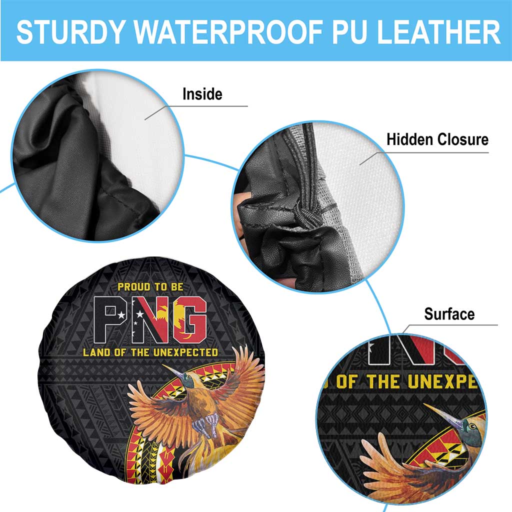 Papua New Guinea Tok Pisin Wik Spare Tire Cover Land Of The Unexpected LT05 - Polynesian Pride