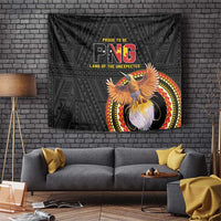 Papua New Guinea Tok Pisin Wik Tapestry Land Of The Unexpected LT05 Black - Polynesian Pride