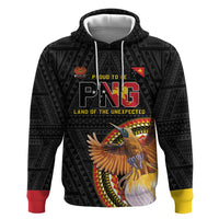 Papua New Guinea Tok Pisin Wik Zip Hoodie Land Of The Unexpected LT05 Pullover Hoodie Black - Polynesian Pride