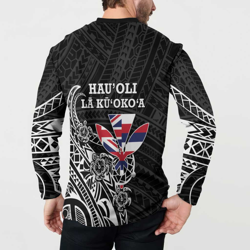 Hawaii November 28th Is My Independence Day Button Sweatshirt