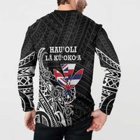 Hawaii November 28th Is My Independence Day Button Sweatshirt