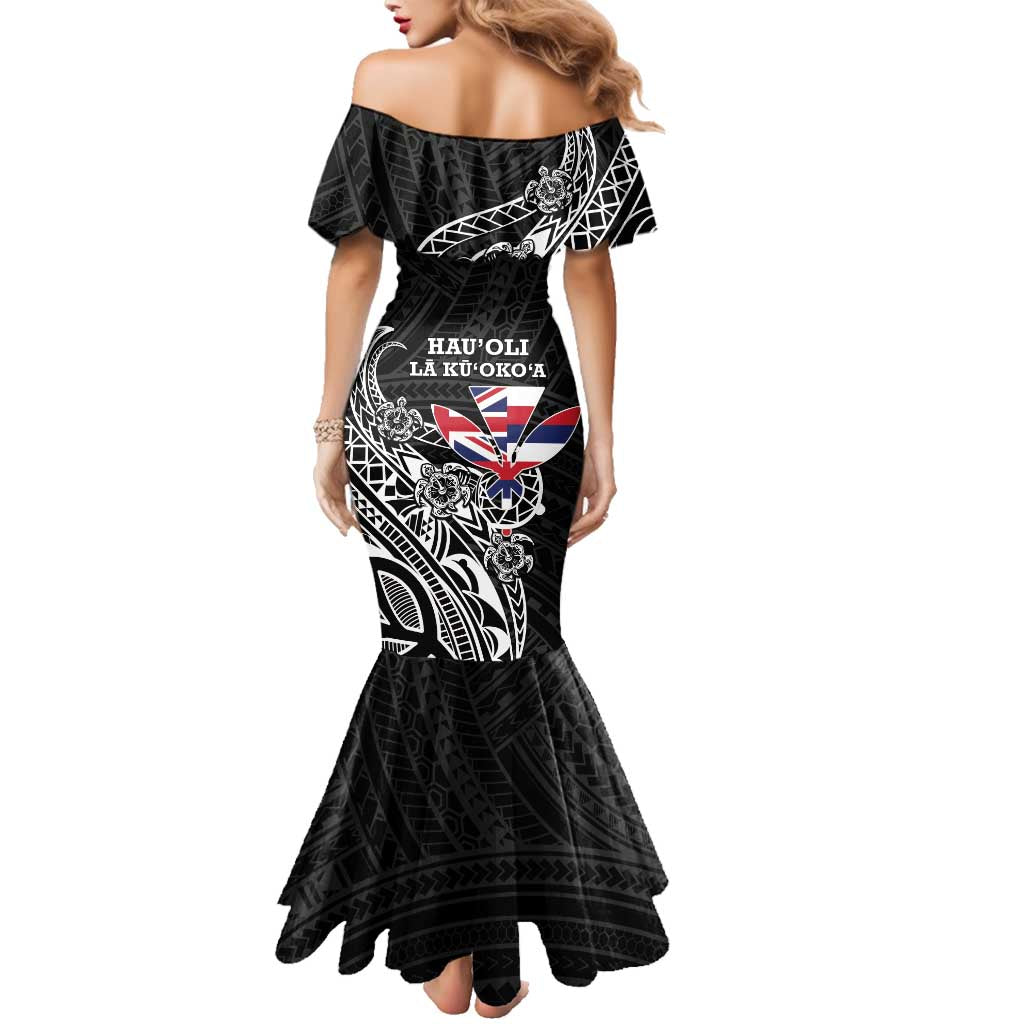 Hawaii November 28th Is My Independence Day Family Matching Mermaid Dress and Hawaiian Shirt LT05 - Polynesian Pride