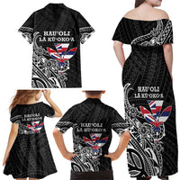 Hawaii November 28th Is My Independence Day Family Matching Off Shoulder Maxi Dress and Hawaiian Shirt LT05 - Polynesian Pride