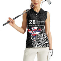 Hawaii November 28th Is My Independence Day Women Sleeveless Polo Shirt LT05 - Polynesian Pride