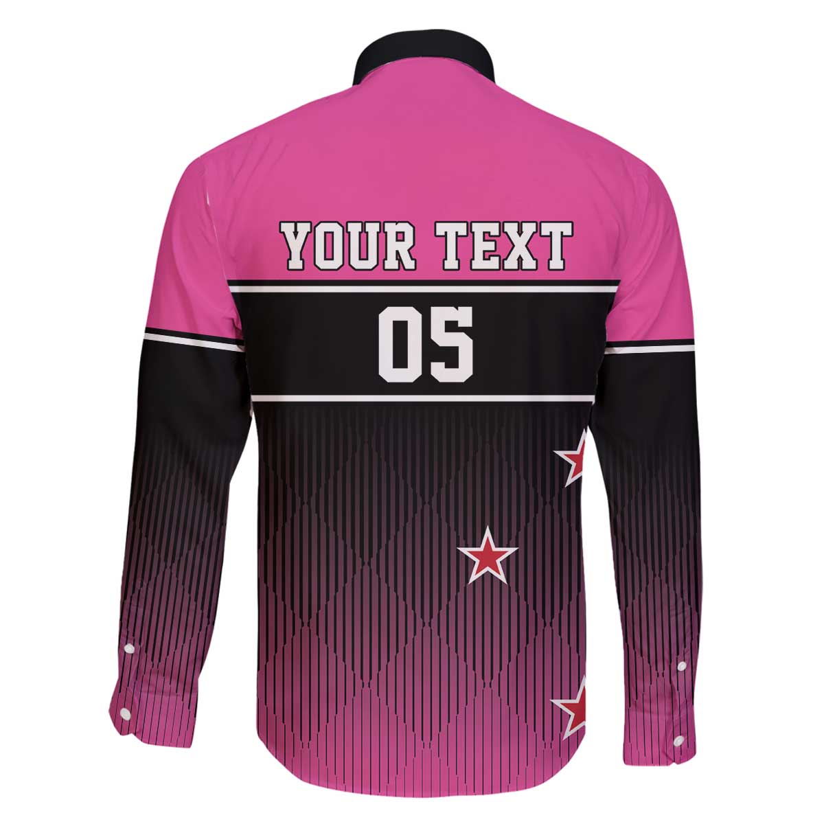 Custom New Zealand Women Cricket Family Matching Off The Shoulder Long Sleeve Dress and Hawaiian Shirt Pink Simple Style LT05 - Polynesian Pride