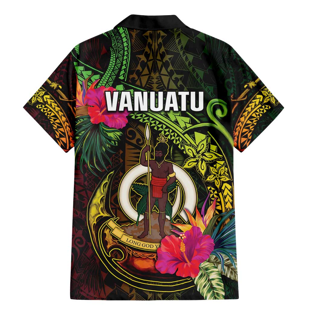 Vanuatu Family Matching Mermaid Dress and Hawaiian Shirt Be Strong Pray For Port Vila LT05 - Polynesian Pride