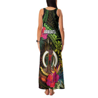Vanuatu Family Matching Tank Maxi Dress and Hawaiian Shirt Be Strong Pray For Port Vila LT05 - Polynesian Pride
