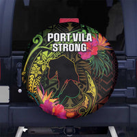 Vanuatu Spare Tire Cover Be Strong Pray For Port Vila LT05 - Polynesian Pride