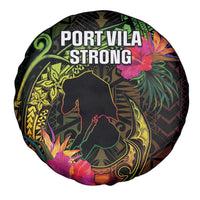 Vanuatu Spare Tire Cover Be Strong Pray For Port Vila LT05 - Polynesian Pride