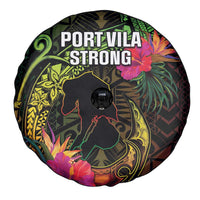 Vanuatu Spare Tire Cover Be Strong Pray For Port Vila LT05 - Polynesian Pride