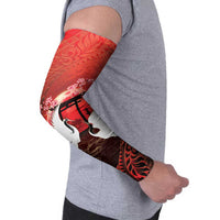 Hawaii and Japan Together Arm Sleeves Polynesian Art Tattoo With Cranes And Sakura LT05 - Polynesian Pride