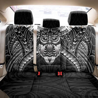 New Zealand Morepork Back Car Seat Cover Maori Pattern Black LT05 - Polynesian Pride