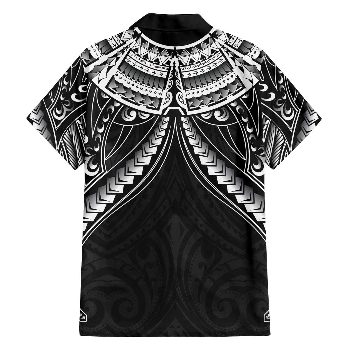 New Zealand Morepork Family Matching Off The Shoulder Long Sleeve Dress and Hawaiian Shirt Maori Pattern Black LT05 - Polynesian Pride