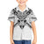 New Zealand Morepork Hawaiian Shirt Maori Pattern White
