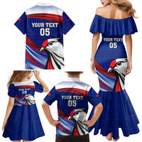 Custom Samoa Rugby Family Matching Mermaid Dress and Hawaiian Shirt Manuma Ptilinopus Perousii LT05 - Polynesian Pride