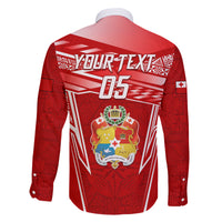 Custom Tonga Rugby Family Matching Mermaid Dress and Hawaiian Shirt Kupesi Ngatu Pattern LT05 - Polynesian Pride
