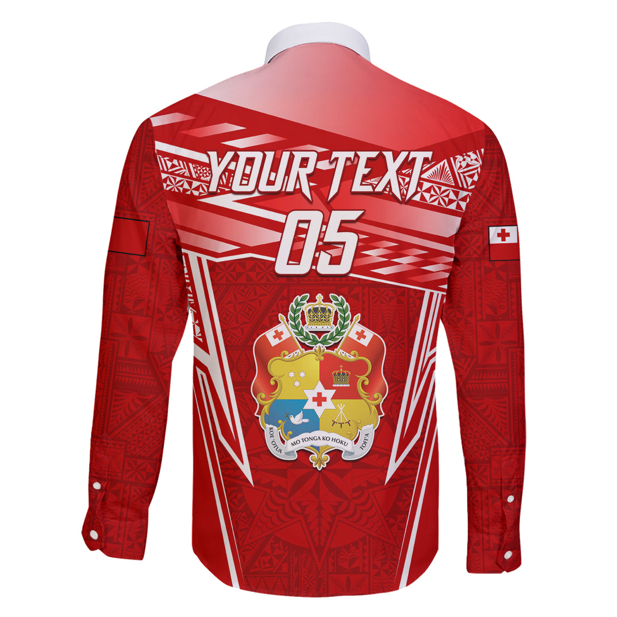 Custom Tonga Rugby Family Matching Off The Shoulder Long Sleeve Dress and Hawaiian Shirt Kupesi Ngatu Pattern LT05 - Polynesian Pride