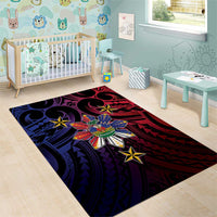 Haiti Philippines Area Rug Haitian Coat Of Arms With Filipino Sun