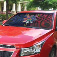 Haiti Philippines Auto Sun Shade Haitian Coat Of Arms With Filipino Sun