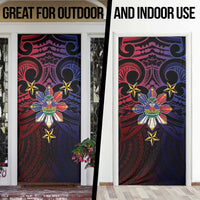 Haiti Philippines Door Cover Haitian Coat Of Arms With Filipino Sun LT05 - Polynesian Pride
