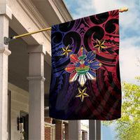 Haiti Philippines Garden Flag Haitian Coat Of Arms With Filipino Sun LT05 House Flag Black - Polynesian Pride