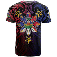 Haiti Philippines T Shirt Haitian Coat Of Arms With Filipino Sun LT05 - Polynesian Pride