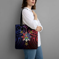 Haiti Philippines Tote Bag Haitian Coat Of Arms With Filipino Sun