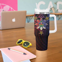 Haiti Philippines Tumbler With Handle Haitian Coat Of Arms With Filipino Sun LT05 - Polynesian Pride