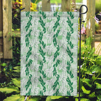 Hawaii Ti Leaf Maile Tuberose Lei Garden Flag With Hanalei Leaf Green