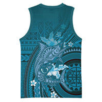 Samoa Tatau Marlin Basketball Jersey With Siapo Motifs Teal