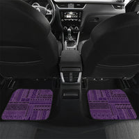 Samoa Tatau Marlin Car Mats With Siapo Motifs Violet