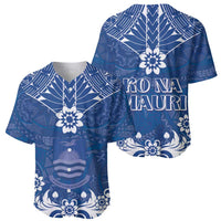 Wikin te Taetae ni Kiribati Baseball Jersey Pacific Tapa Pattern