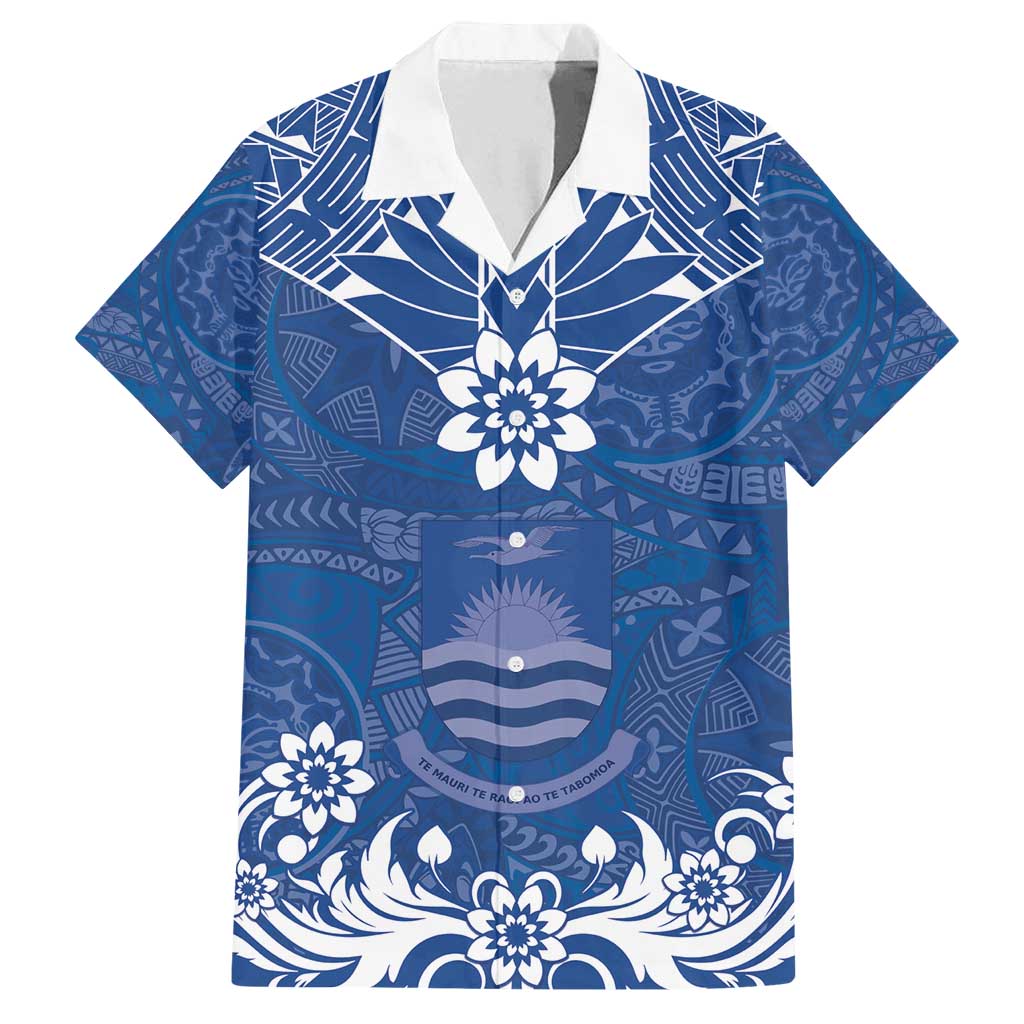 Wikin te Taetae ni Kiribati Family Matching Summer Maxi Dress and Hawaiian Shirt Pacific Tapa Pattern