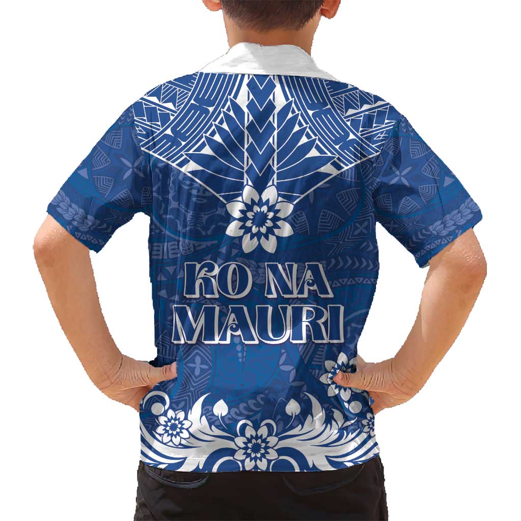 Wikin te Taetae ni Kiribati Family Matching Tank Maxi Dress and Hawaiian Shirt Pacific Tapa Pattern LT05 - Polynesian Pride