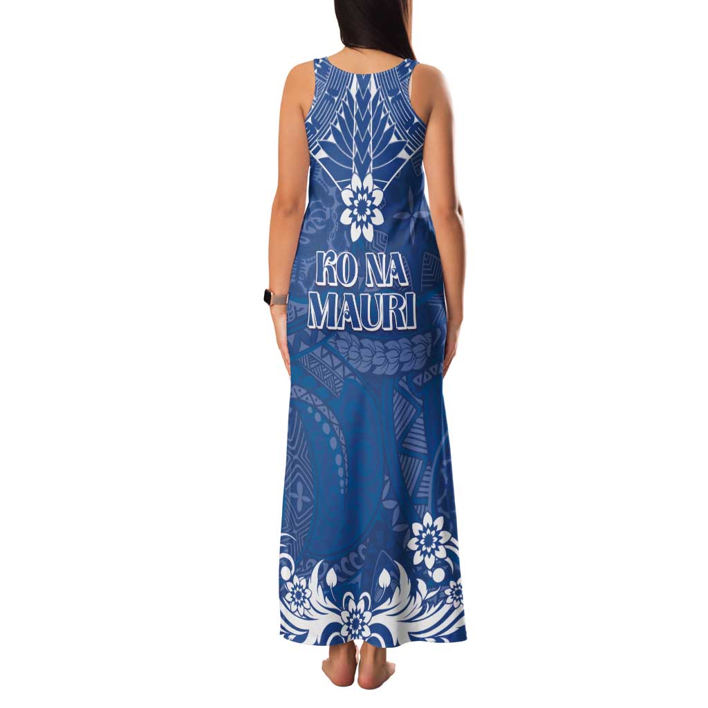Wikin te Taetae ni Kiribati Family Matching Tank Maxi Dress and Hawaiian Shirt Pacific Tapa Pattern LT05 - Polynesian Pride