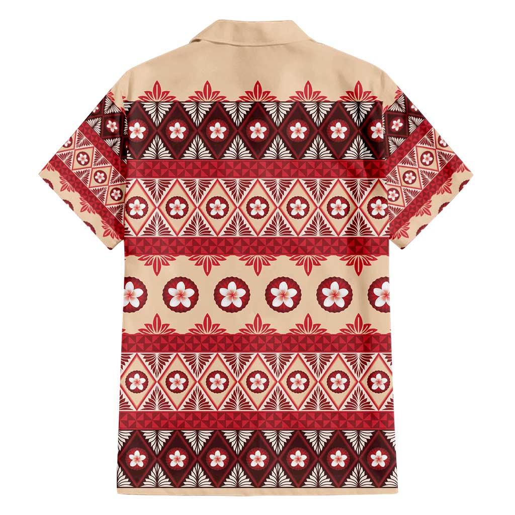 Tonga Language Week Family Matching Off Shoulder Short Dress and Hawaiian Shirt Lea Faka-Tonga Everyday LT05 - Polynesian Pride